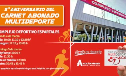 Alcalá – Complexul Sportiv Espartales sărbătorește a V-a aniversare a Abonamentului Multisport