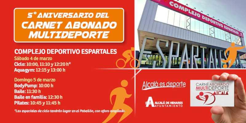 Alcalá – Complexul Sportiv Espartales sărbătorește a V-a aniversare a Abonamentului Multisport