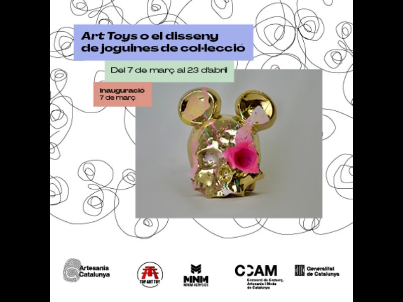 Artesania Catalunya descoperă mișcarea artistică a Art Toys într-o expoziție dedicată creării acestor jucării de colecție