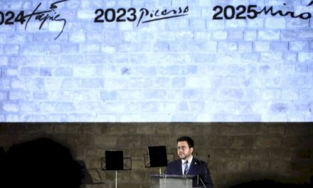 Președintele Aragonès: „Trebuie să justificăm opera lui Picasso, Tàpies și Miró, deoarece contribuie la împuternicirea colectivă”