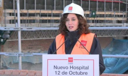 Díaz Ayuso avansează că lucrările noii clădiri de spitalizare din 12 octombrie sunt finalizate în proporție de 60% și vor intra în funcțiune la sfârșitul anului.