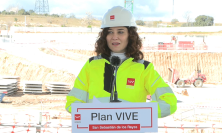 Díaz Ayuso anunță că cele mai accesibile 568 de case de închiriat ale Planului VIVE din San Sebastián de los Reyes vor fi gata în prima jumătate a anului 2024