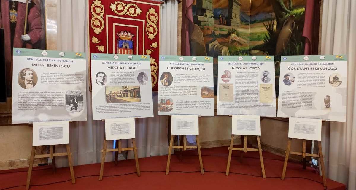 Expoziția „Genii ale Culturii românești” ajunge la Bârlad