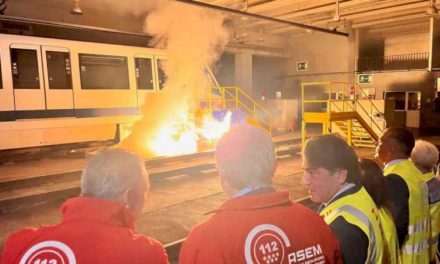 Comunitatea Madrid organizează un exercițiu de incendiu pe linia 12 de metrou pentru a testa eficiența resurselor sale de urgență
