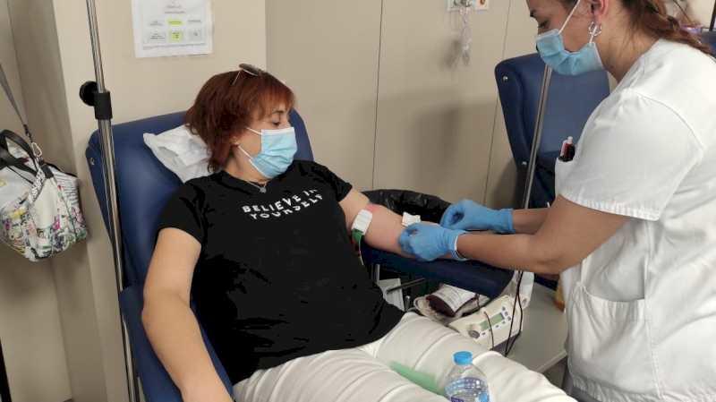Aproape 200 de persoane participă la maratonul de donare de sânge de la Spitalul Universitar din Fuenlabrada
