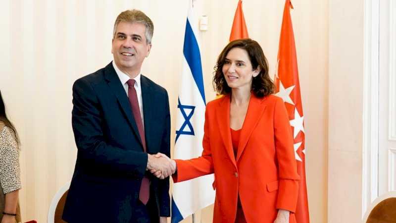 Díaz Ayuso își intensifică relațiile cu Israelul într-o întâlnire cu ministrul său de externe