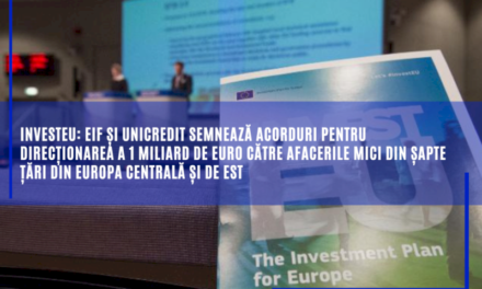 InvestEU: EIF și UniCredit semnează acorduri pentru direcționarea a 1 miliard de euro către afacerile mici din șapte țări din Europa Centrală și de Est