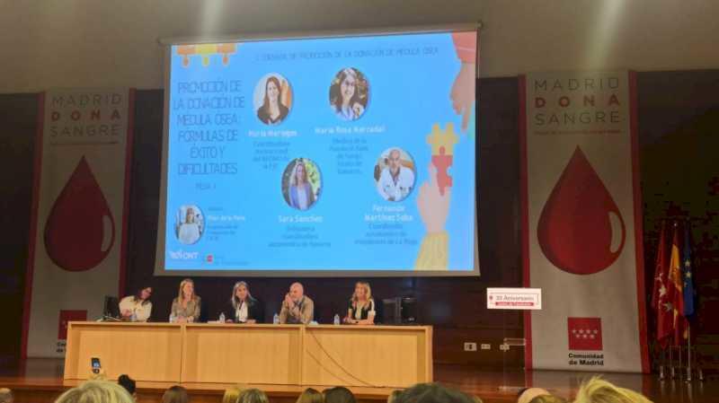 Centrul de Transfuzii din Comunitatea Madrid găzduiește o conferință pentru promovarea donării de măduvă osoasă