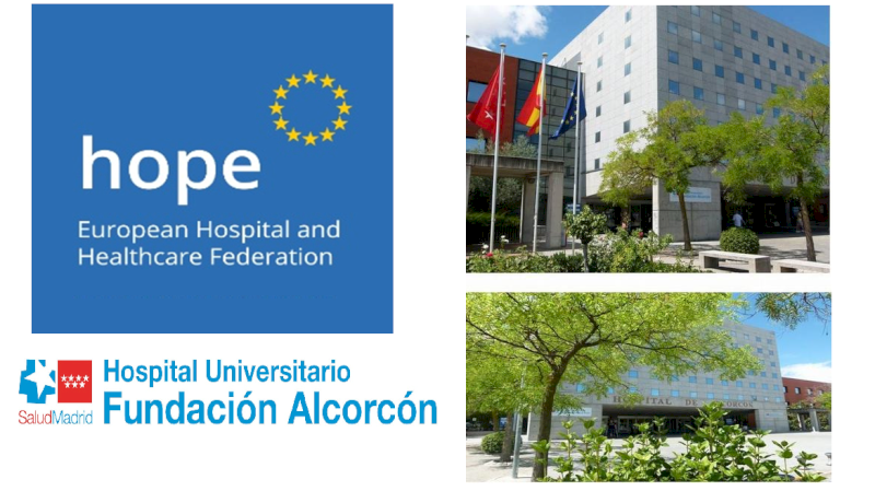 Profesioniștii din domeniul sănătății din Uniunea Europeană vizitează Spitalul Fundación Alcorcón pentru a afla despre acțiunile sale de îmbunătățire a mediului