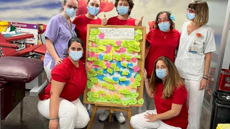 „Maratonul” Spitalului Universitar Getafe realizează 129 de donații de sânge