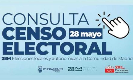 Torrejón – Consultați recensământul electoral pentru a afla unde să votați la alegerile municipale și regionale care vor avea loc mâine…
