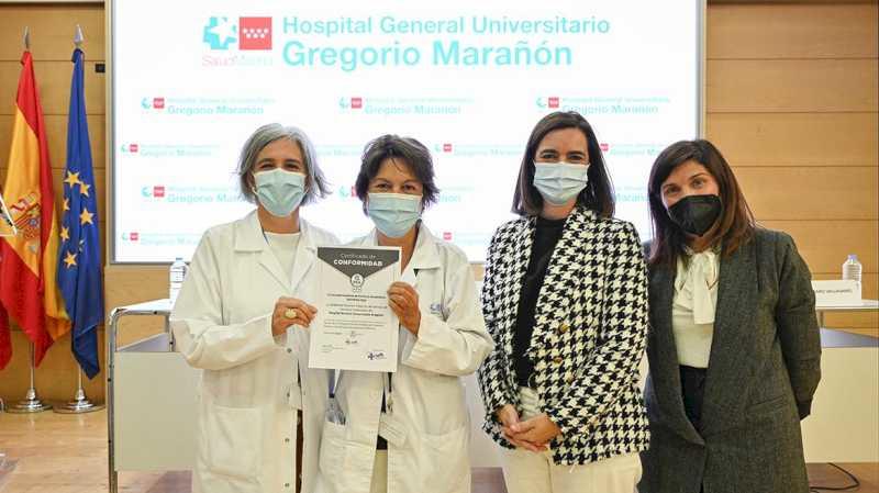 El Marañón, primul spital din Spania cu certificare de nivel avansat în îngrijirea farmaceutică pentru pacienți ambulatori