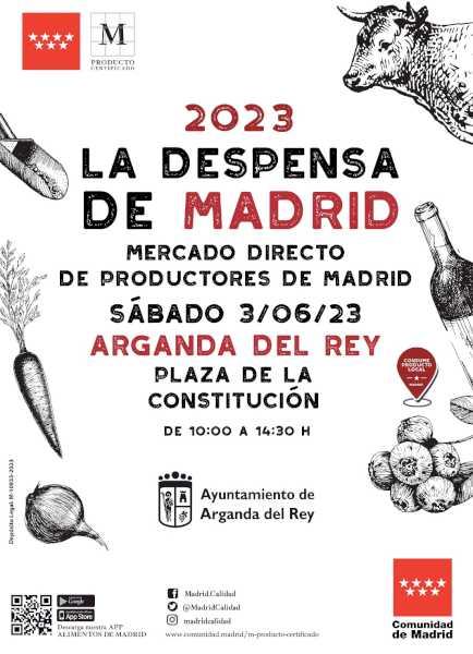 Arganda – „La Despensa de Madrid” se va întoarce la Arganda del Rey sâmbătă, 3 iunie |  Primăria Arganda