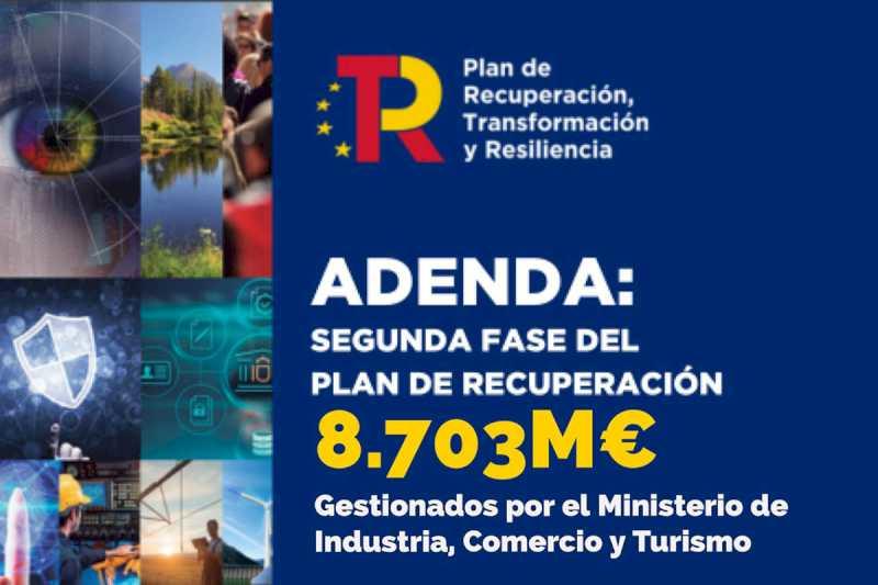 Industrie, Comerț și Turism vor mobiliza peste 8.700 de milioane din actul adițional la planul de redresare pentru a consolida PERTE-urile și planurile de turism