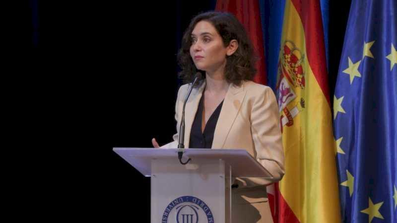Díaz Ayuso revendică o EvAU egală pentru toată Spania, garantând totodată că va continua cu o politică de „uși deschise” a Universității
