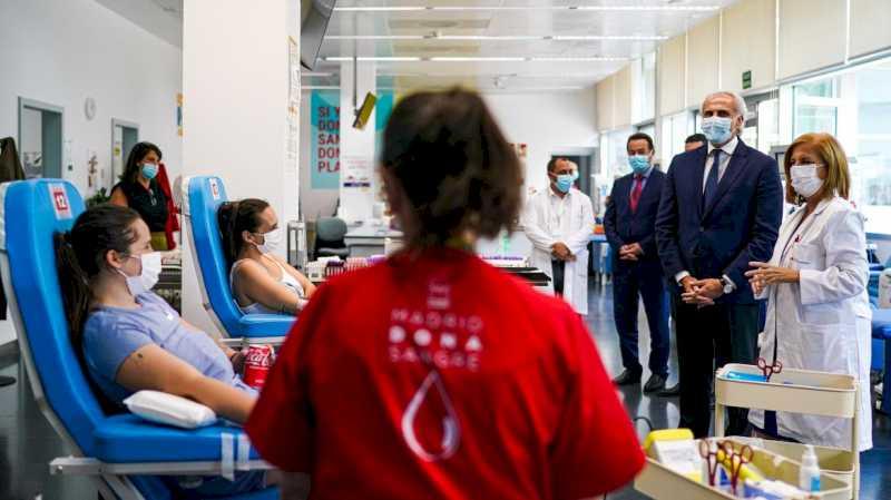 Comunitatea Madrid recunoaște altruismul și angajamentul față de viața marilor donatori de sânge