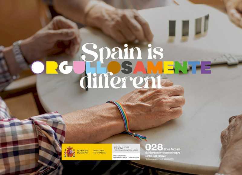 Equality își prezintă campania pentru Pride 2023 cu sloganul „Spania este cu mândrie diferită”