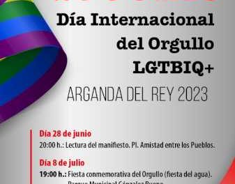 Arganda – Arganda del Rey comemorează Ziua Internațională a Mândriei LGTBIQ+ |  Primăria Arganda