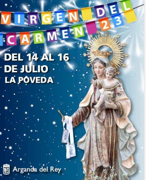 Arganda – La Poveda își sărbătorește festivitățile în onoarea Fecioarei del Carmen