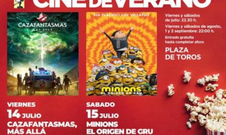 Torrejón – Vineri, 14 și sâmbătă, 15 iulie, Cinematograful de Vară continuă cu filmele „Ghostbusters, beyond” și „Minions.  Aurul…