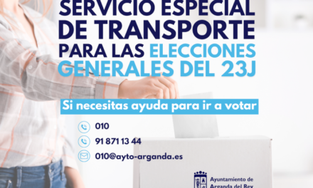 Arganda – Consiliul Local Arganda del Rey oferă transport pentru a vota