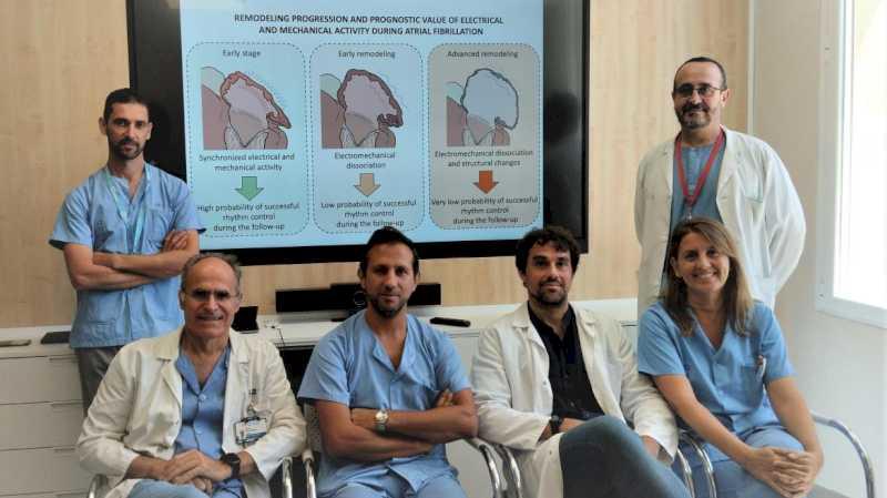 Spitalul Clínico San Carlos participă la dezvoltarea unei tehnici care îmbunătățește diagnosticul de fibrilație atrială