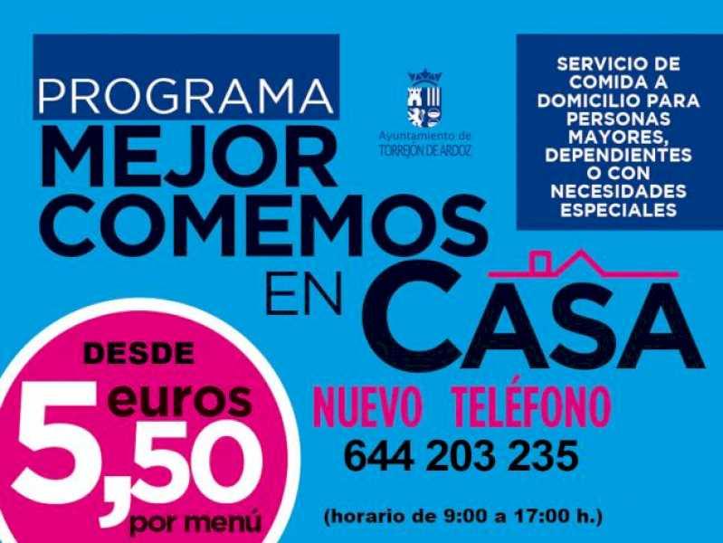 Torrejón – Continuă programul municipal „Mai bine mănâncă acasă”, destinat persoanelor în vârstă, persoanelor dependente sau cu nevoi speciale