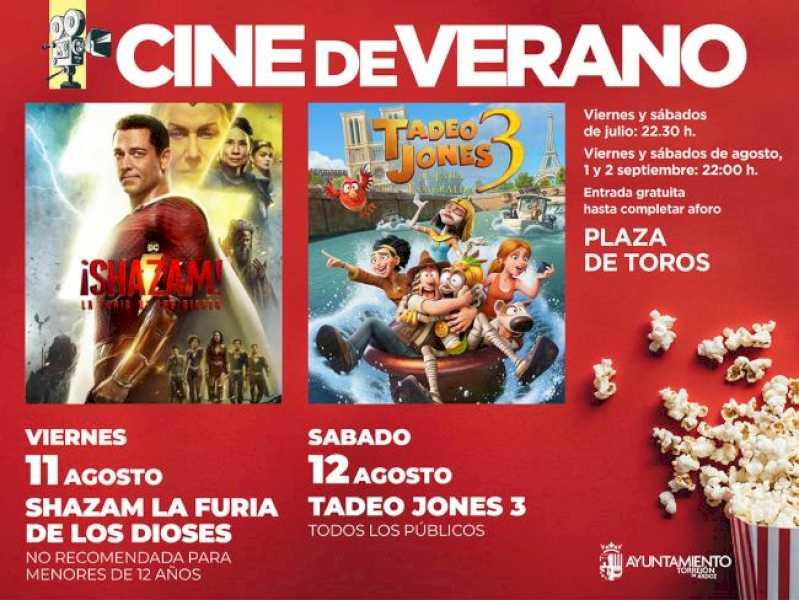 Torrejón – Cinematograful de vară continuă în acest weekend cu „Shazam, furia zeilor”, vineri, 11, și „Tadeo Jones 3. Masa este…