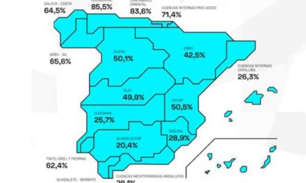 Rezerva de apă spaniolă este la 39,9% din capacitatea sa