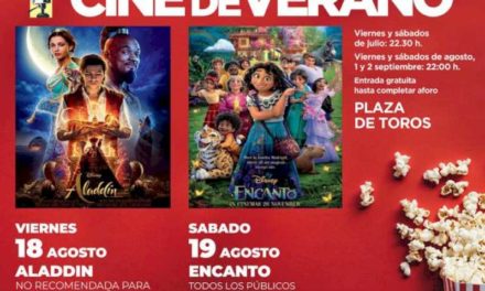 Torrejón – Summer Cinema continuă în acest weekend cu „Aladdin”, vineri, 18, și „Encanto”, sâmbătă, 19 august