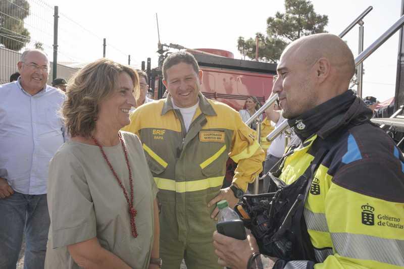 ​Ribera subliniază că controlul incendiului din Tenerife „deschide o nouă etapă pentru cuantificarea resurselor necesare pentru atenuarea pagubelor”