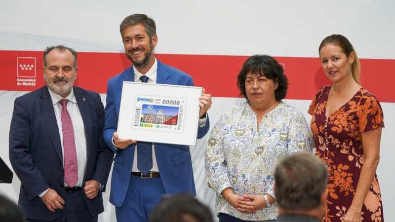 Comunitatea Madrid prezintă cuponul special ONCE dedicat aniversării a 40 de ani de la Statutul de Autonomie