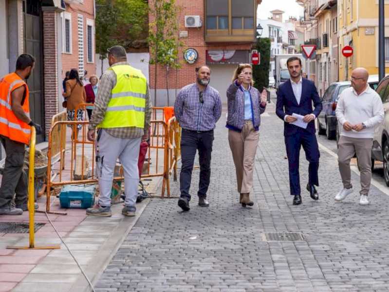 Torrejón – Lucrările de revitalizare continuă în zona centrală de pe strada Cristo unde vor fi îndepărtate barierele arhitecturale,…