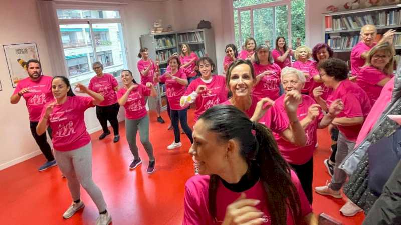 Spitalul Universitar Henares comemorează Ziua Mondială a Cancerului de Sân cu un curs solidar de zumba