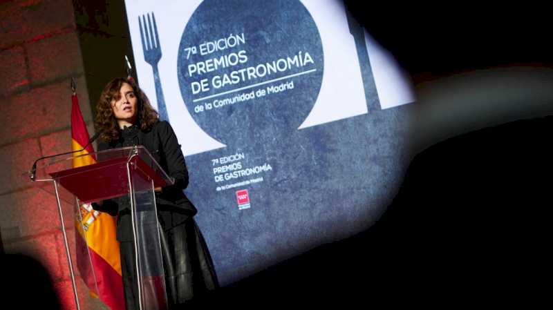Díaz Ayuso prezidează cele VII Premii Gastronomie, susținând un sector care este „tradiția, avangarda și marca Spaniei”
