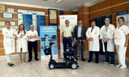 Spitalul public Severo Ochoa implementează utilizarea scuterelor pentru pacienții sau membrii familiei cu mobilitate redusă