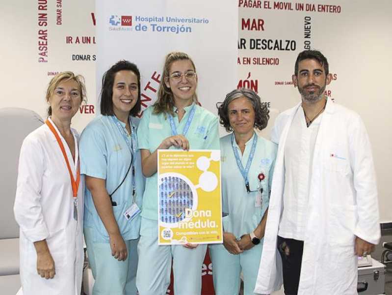 Torrejón – Spitalul Universitar Torrejón devine un punct de înregistrare pentru Comunitatea Madrid pentru donatorii de măduvă osoasă…