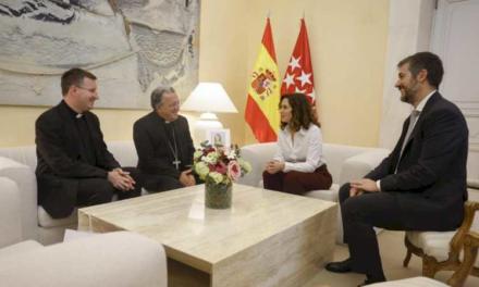 Díaz Ayuso se întâlnește cu episcopul Episcopiei de Getafe, care deservește 48 de municipalități din regiune