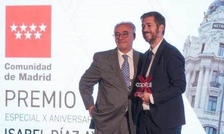 Díaz Ayuso, distinsă cu Premiul Special pentru a 10-a aniversare de la revista Capital, ca recunoaștere a carierei sale