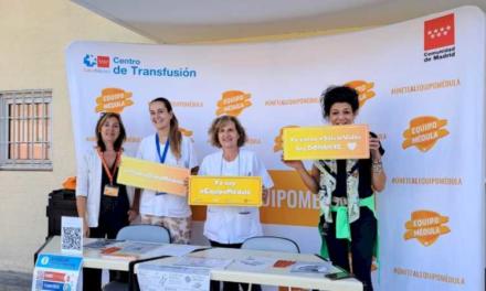 Profesioniștii de la Centrul de Sănătate Alcalde Bartolomé González și Centrul de Transfuzie adaugă 38 de donatori de măduvă osoasă cu o intervenție comunitară