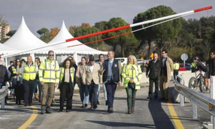 Comunitatea Madrid deschide două poduri provizorii pentru a restabili comunicația între Aldea del Fresno, Villa del Prado și Chapinería