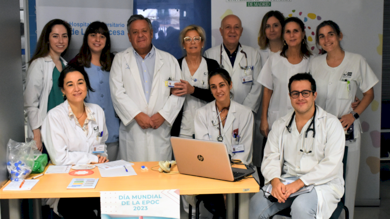 Spitalul La Princesa efectuează teste respiratorii utilizatorilor săi de Ziua Mondială a BPOC