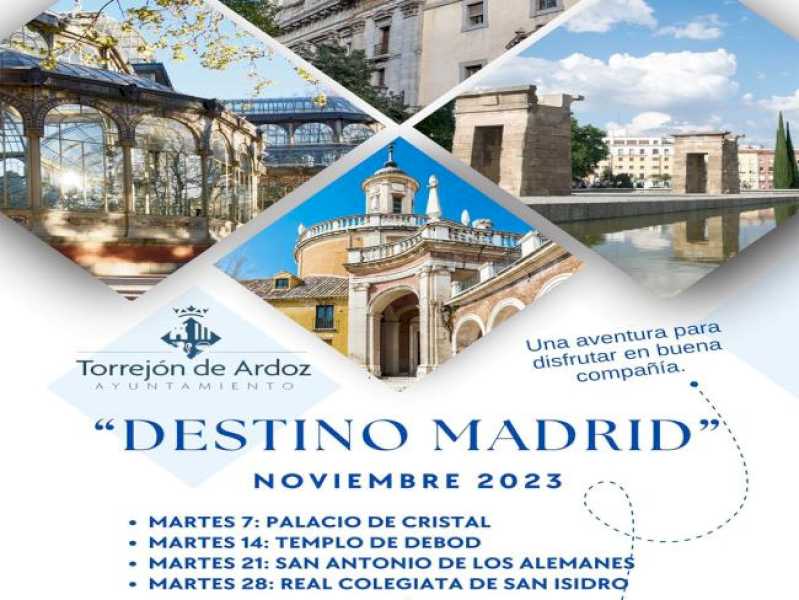 Torrejón – Vizite la Colegiata Regală San Isidro și Hoz del Río Dulce, ultimele întâlniri ale „Destino Madrid” și Programul de traseu…
