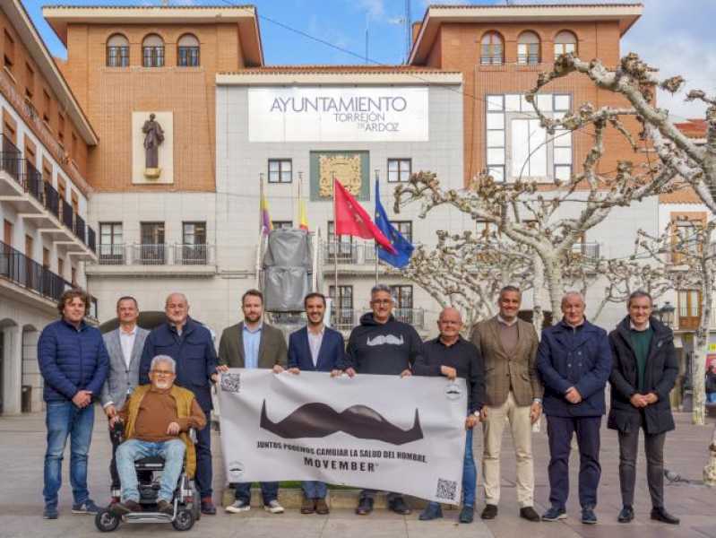 Torrejón – Torrejón de Ardoz se alătură campaniei anuale „Movember”, care luptă împotriva cancerului de prostată și testicular