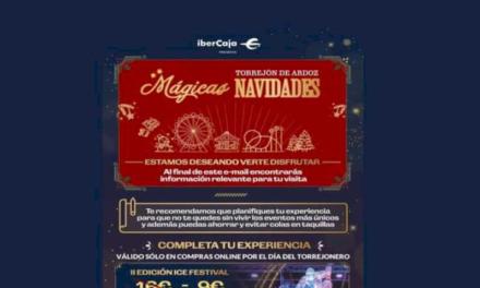 Torrejón – Astăzi, Torrejoneros, pe lângă accesul gratuit la Parcul Mágicas Navidades, va avea reduceri de până la 50% la Festivalul Gheații…