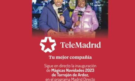 Torrejón – Telemadrid transmite la ora 18:10 inaugurarea Parque Mágicas Navidades cu președintele Comunității Madrid…