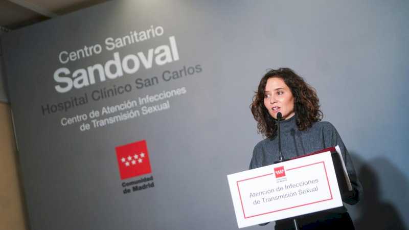 Díaz Ayuso anunță două noi centre de sănătate publică specializate în infecții cu transmitere sexuală în Alcorcón și Chamberí