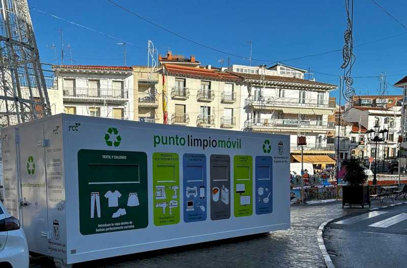 Arganda – Numărul de puncte mobile de curățare a fost extins pentru a îmbunătăți reciclarea în Arganda del Rey |  Consiliul Local Arganda
