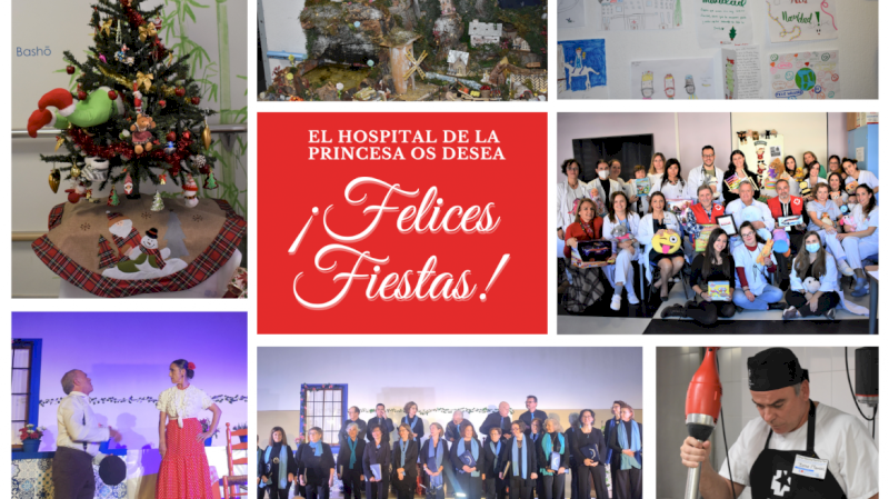 Grupul de teatru și corul Spitalului de La Princesa sărbătoresc Crăciunul alături de pacienți și profesioniști
