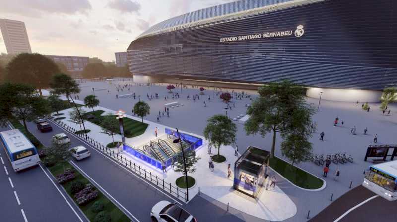 Comunitatea Madrid începe proiectul cuprinzător de extindere și modernizare a stației de metrou Santiago Bernabéu de pe linia 10